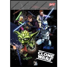  Star Wars/Clone Wars, Yoda 1. osztályos vonalas füzet, A5/14-32 - Unipap füzet