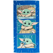 Star Wars Grogu fürdőlepedő, strand törölköző 70x140cm lakástextília