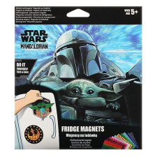 Star Wars The Mandalorian hűtőmágnes készítő kreatív készlet - kétféle kreatív és készségfejlesztő