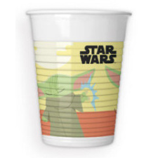 Star Wars The Mandalorian műanyag pohár 8 db-os 200 ml party kellék