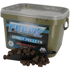 Starbaits Feedz Donuts Pellets furattal 15mm 4,5kg vödörrel, lapáttal (64128) csali