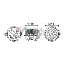 STARLINE Utastér-ventilátor Starline DA8012 autóalkatrész