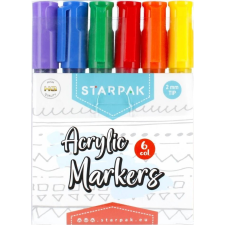 Starpak Akril Filctoll Készlet - 6 Színű (STK MAR7) filctoll, marker