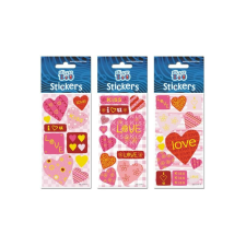 Starpak Feliratos szívek matrica 6 x 18 cm (225030) matrica