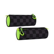 Starpak Kockás henger alakú tolltartó - Black and Green (527251) tolltartó