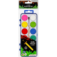 Starpak Pixel Game 12 Színű Vízfesték Készlet (STK FAR78) kréta, festék és papír