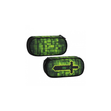 Starpak Pixel ovális tolltartó - zöld (550913) tolltartó