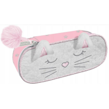 Starpak Plush Cat cicás ovális tolltartó (486060) tolltartó