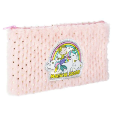 Starpak szőrmés tolltartó, neszesszer - Crystal Unicorn tolltartó