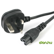 Startech 230V-os Lóhere Tápkábel Fekete 2m PXTNB3SUK2M kábel és adapter