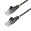 Startech - 25 cm-es fekete vékony CAT6 Ethernet kábel - N6PAT25CMBKS