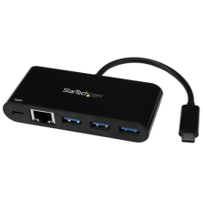 Startech 3-Port USB-C Hub with Gigabit Ethernet and Power Delivery hub és switch