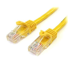 Startech 45PAT2MYL hálózati kábel Sárga 2 M Cat5e U/UTP (UTP) kábel és adapter