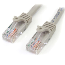 Startech - 45PAT3MGR UTP CAT5E patch kábel 3m Szürke kábel és adapter