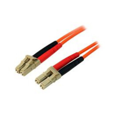 Startech 50FIBLCLC3 optikai patch kábel LC Duplex MM 3m - Narancssárga kábel és adapter