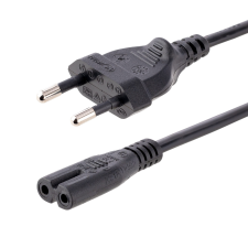 Startech 752E 250V Hálózati tápkábel 2m - Fekete kábel és adapter
