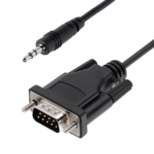 Startech 9M351M-RS232-CABLE 3.5mm Jack apa - RS232 apa Adapter kábel és adapter