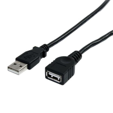 Startech - Black USB 2.0 Extension Cable A to A - M/F - 90CM kábel és adapter