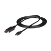 Startech .com 10ft Mini DisplayPort to DisplayPort Cable - M/M - mDP to DP 1.2 Adapter Cable - Thunderbolt to DP w/ HBR2 Support (MDP2DPMM10) - DisplayPort cable - 3 m (MDP2DPMM10)