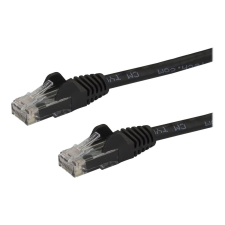 Startech .com 10m CAT6 Ethernet Cable - Black Snagless Gigabit CAT 6 Wire - 100W PoE RJ45 UTP 650MHz Category 6 Network Patch Cord UL/TIA (N6PATC10MBK) - patch cable - 10 m - black (N6PATC10MBK) kábel és adapter
