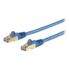 Startech .com 2 m CAT6a Ethernet Cable - 10 Gigabit Category 6a Shielded Snagless RJ45 100W PoE Patch Cord - 10GbE Blue UL/TIA Certified - patch cable - 2 m - blue (6ASPAT2MBL)