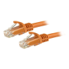 Startech .com 3m CAT6 Ethernet Cable - Orange Snagless Gigabit CAT 6 Wire - 100W PoE RJ45 UTP 650MHz Category 6 Network Patch Cord UL/TIA (N6PATC3MOR) - patch cable - 3 m - orange (N6PATC3MOR)