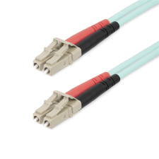 Startech .com 450FBLCLC20 száloptikás kábel 20 M LC OM4 Türkizkék (450FBLCLC20) kábel és adapter