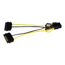 Startech .com 6in SATA Power to 8 Pin PCI Express Video Card Power Cable Adapter - SATA to 8 pin PCIe power - power cable - 15 cm (SATPCIEX8ADP) kábel és adapter