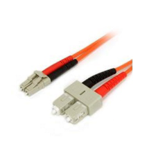 Startech .com FIBLCSC2 száloptikás kábel 2 M LC SC OM1 Narancssárga (FIBLCSC2) kábel és adapter