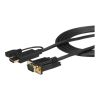 Startech .com HDMI to VGA Cable – 6ft 2m - 1080p – Active Conversion – HDMI to VGA Adapter Cable for Your VGA Monitor / Display (HD2VGAMM6) - video converter - black (HD2VGAMM6)