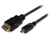 StarTech com Micro HDMI to HDMI Cable with Ethernet 4K 30Hz 3m (HDADMM3M)