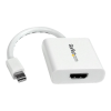 Startech .com Mini DisplayPort® to HDMI® Video Adapter Converter 1920x1200 - White Mini DP to HDMI Adapter M/F (MDP2HDW) - video adapter - DisplayPort / HDMI - 17 cm (MDP2HDW) - Átalakítók