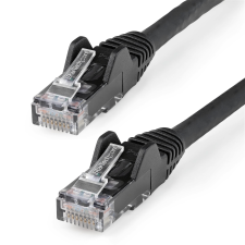 Startech .com N6LPATCH1MBK hálózati kábel Fekete 1 M Cat6 U/UTP (UTP) (N6LPATCH1MBK) kábel és adapter