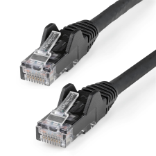 Startech .com N6LPATCH50CMBK hálózati kábel Fekete 0,5 M Cat6 U/UTP (UTP) (N6LPATCH50CMBK) kábel és adapter