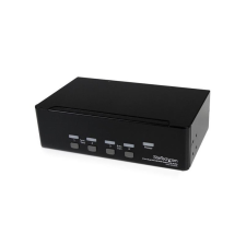 StarTech com Startech.com KVM Switch 4PC Dual DVI (SV431DD2DUA) hub és switch