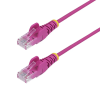 StarTech com StarTech.com N6PAT250CMPKS hálózati kábel Rózsaszín 2,5 M Cat6 U/UTP (UTP)