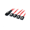 StarTech com StarTech.com SAS - 4x SATA kábel piros (SAS8087S4100)