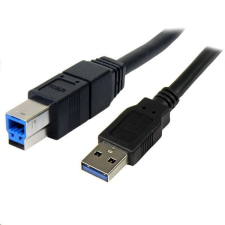 StarTech com StarTech.com USB A -> USB B kábel fekete (USB3SAB3MBK) (USB3SAB3MBK) kábel és adapter