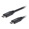 Startech .com USB2C5C50CM USB kábel 0,5 M USB 2.0 USB C Fekete (USB2C5C50CM)
