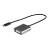 Startech .com USB C to DVI Adapter - 1920x1200p USB-C to DVI-D Adapter Dongle - USB Type C to DVI Display/Monitor - Video Converter - Thunderbolt 3 Compatible - 12" Long Attached Cable (CDP2DVIEC)