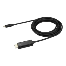 Startech .com USB C to HDMI Cable - 4K 60Hz USB Type C to HDMI 2.0 Video Adapter Cable - Thunderbolt 3 Compatible - Laptop to HDMI Monitor/Display - DP 1.2 Alt Mode HBR2 - fekete - 3m (CDP2HD3MBNL) kábel és adapter
