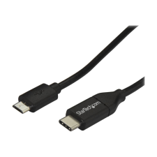 Startech .com USB C to Micro USB Cable 2m 6ft - USB-C to Micro USB Charge Cable - USB 2.0 Type C to Micro B - Thunderbolt 3 Compatible (USB2CUB2M) - USB-C cable - 2 m (USB2CUB2M) kábel és adapter