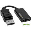 Startech DisplayPort 1.4 HDMI 2.0 Átalakító Fekete 5cm DP2HD4K60S