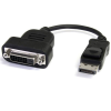 Startech DisplayPort–DVI Adapter Startech DP2DVIS Fekete