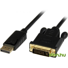 Startech DisplayPort DVI-D Átalakító Fekete 1.8m DP2DVIMM6BS kábel és adapter