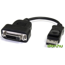 Startech DisplayPort DVI-D Átalakító Fekete 20cm DP2DVIS kábel és adapter