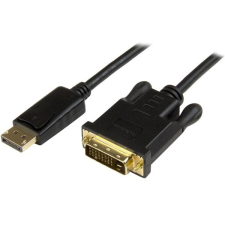 Startech DisplayPort DVI-D Átalakító Fekete 90cm DP2DVI2MM3 kábel és adapter