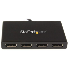 Startech DisplayPort Elosztó Fekete 10cm MSTDP124DP kábel és adapter