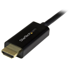 Startech DisplayPort M - HDMI M Adapterkábel (4k) 3m Fekete kábel és adapter