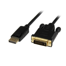 Startech - DisplayPort to DVI Active Adapter Converter Cable - Black - 1,8M kábel és adapter